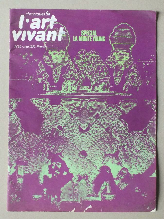 ART VIVANT | L magazine side cover Issue 30  May 1972