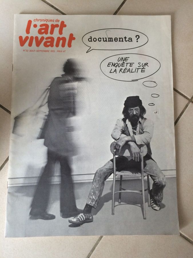 ART VIVANT | L magazine side cover Issue 32  August/September 1972