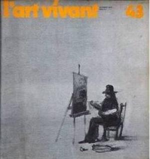 ART VIVANT | L magazine side cover Issue 43  October 1973