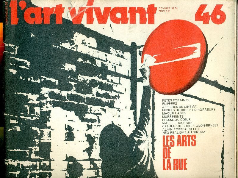 ART VIVANT | L magazine side cover Issue 46  February 1974