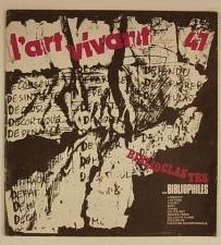 ART VIVANT | L magazine side cover Issue 47  March 1974