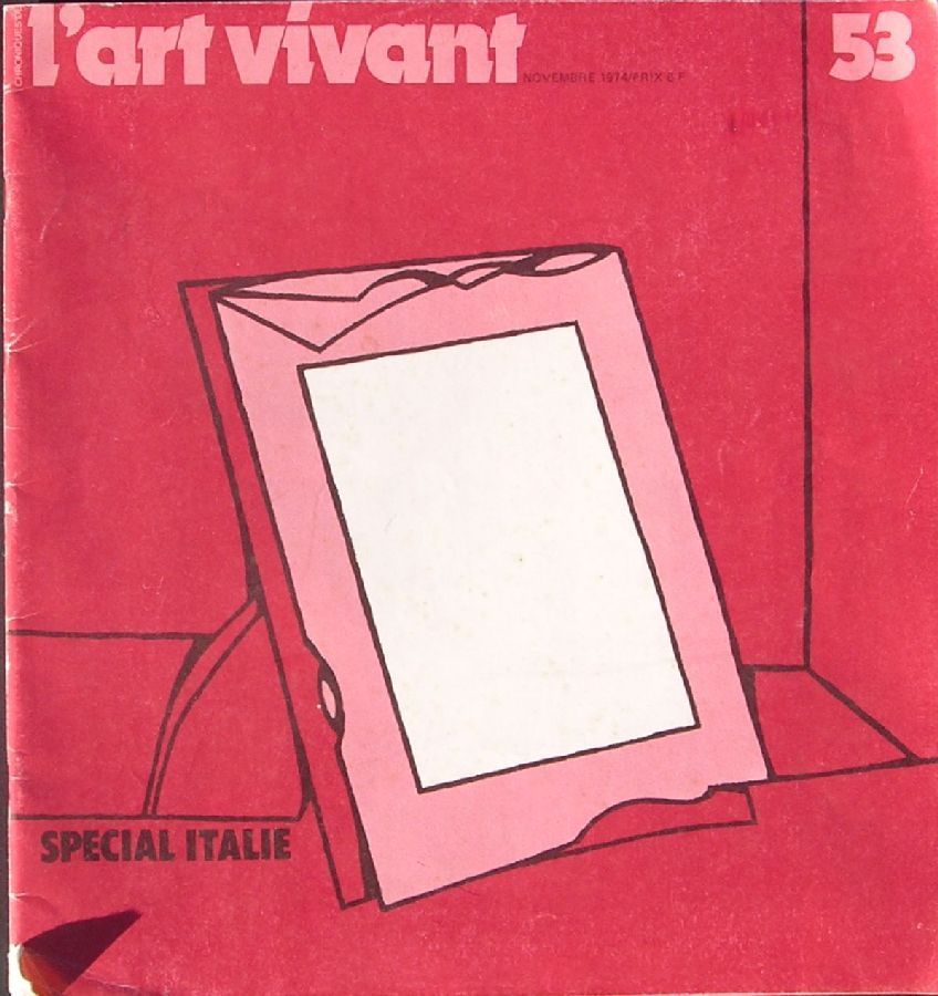 ART VIVANT | L magazine side cover Issue 53  November 1974