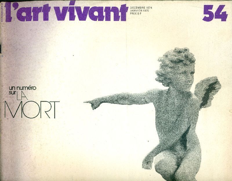 ART VIVANT | L magazine side cover Issue 54  December 1974/ January 1975 