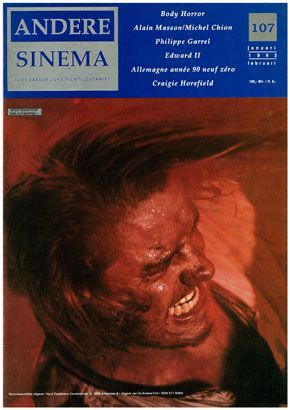 ANDERE SINEMA / AS magazine side cover Issue 107  1992