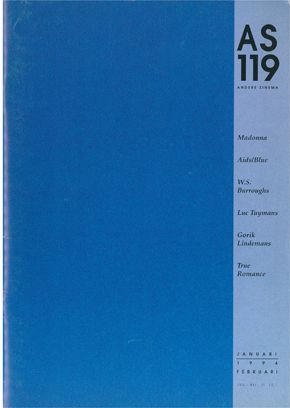 ANDERE SINEMA / AS magazine side cover Issue 119 January 1994