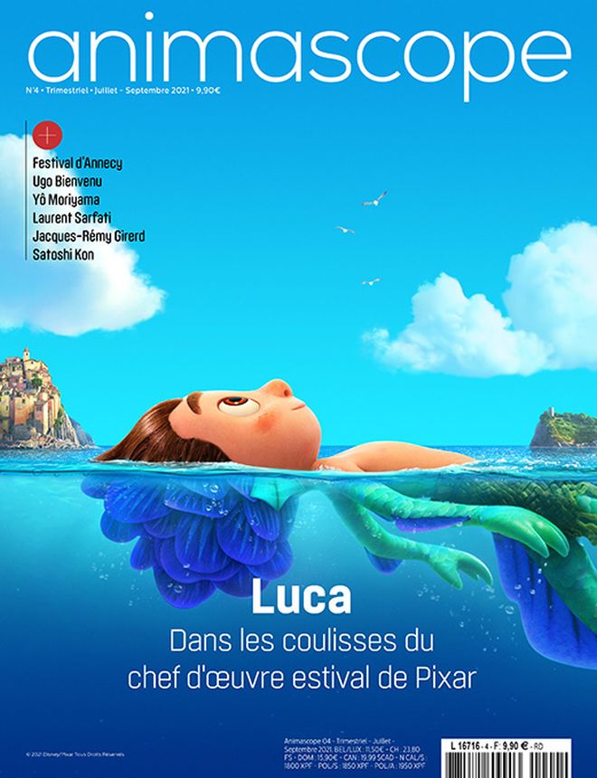 ANIMASCOPE magazine side cover Issue 4  July/September 2021