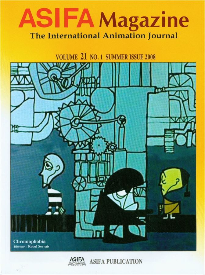 ASIFA magazine side cover Summer 2008