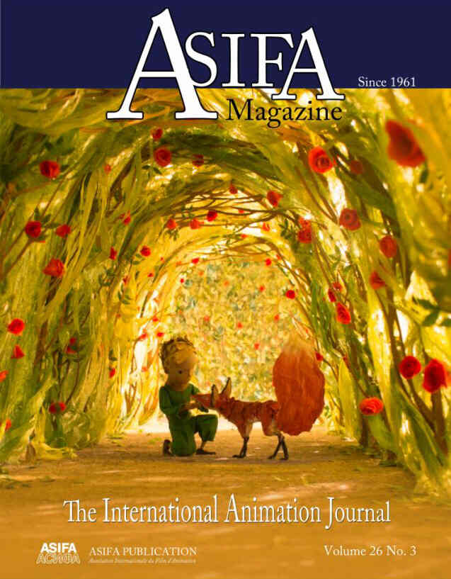 ASIFA magazine side cover Summer 2013