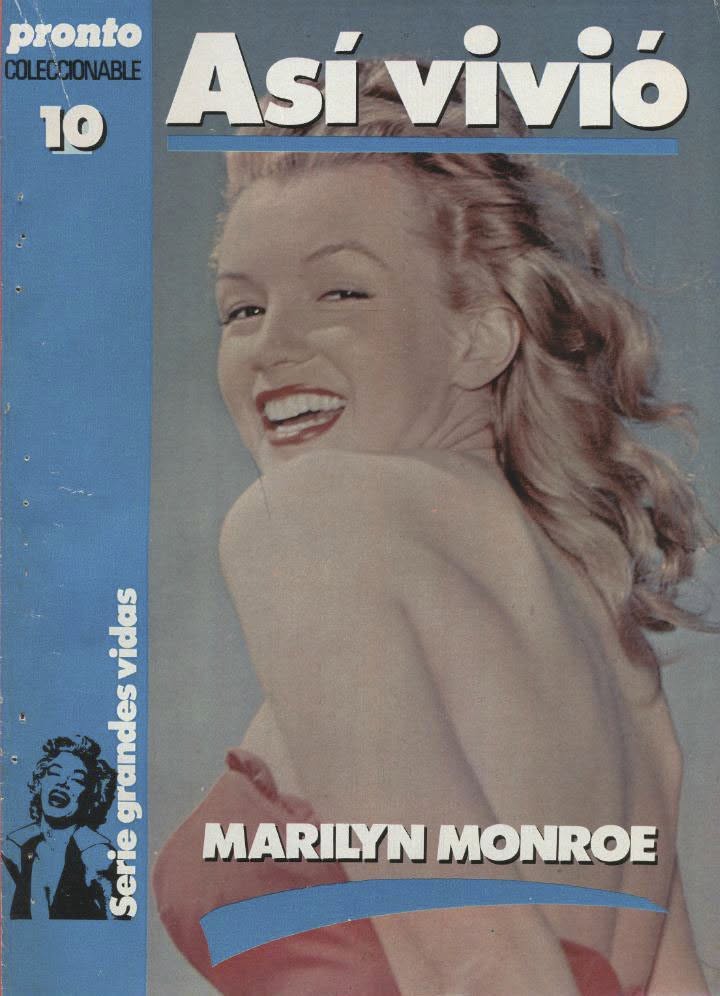 ASI VIVIO MARILYN MONROE magazine side cover Issue 10   1984