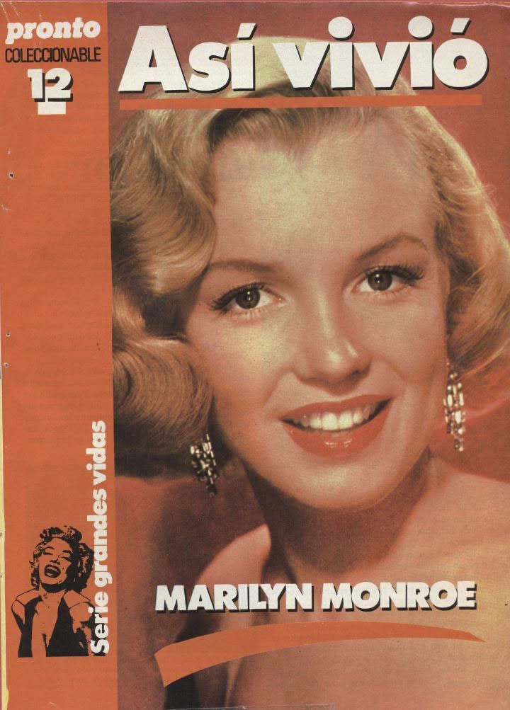 ASI VIVIO MARILYN MONROE magazine side cover Issue 12   1984