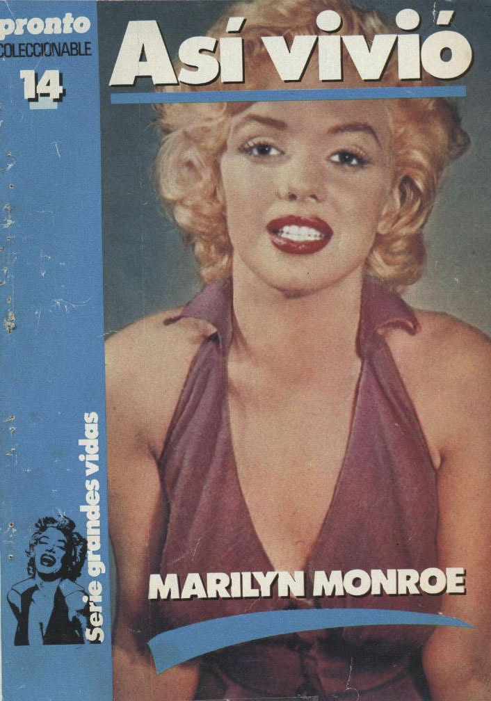 ASI VIVIO MARILYN MONROE magazine side cover Issue 14   1984