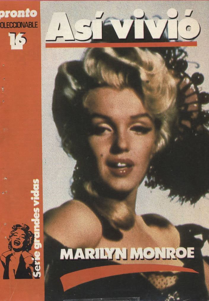 ASI VIVIO MARILYN MONROE magazine side cover Issue 16   1984