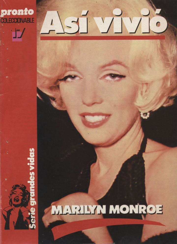 ASI VIVIO MARILYN MONROE magazine side cover Issue 17   1984