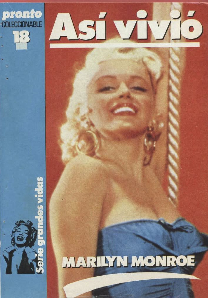 ASI VIVIO MARILYN MONROE magazine side cover Issue 18   1984