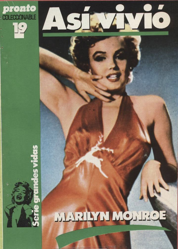 ASI VIVIO MARILYN MONROE magazine side cover Issue 19   1984