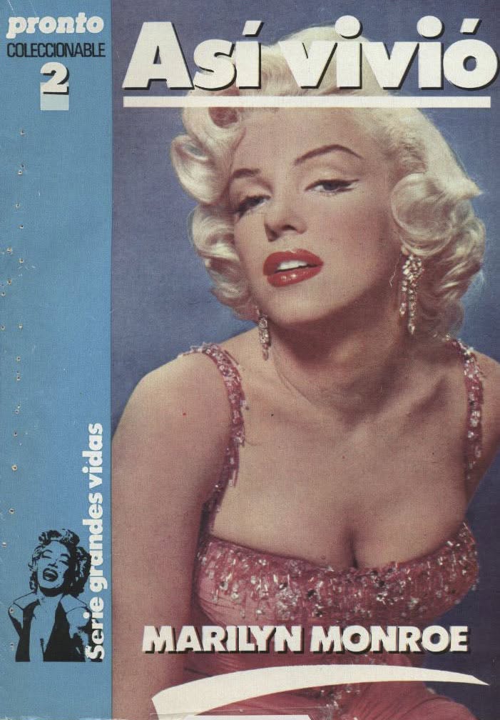 ASI VIVIO MARILYN MONROE magazine side cover Issue 2   1984