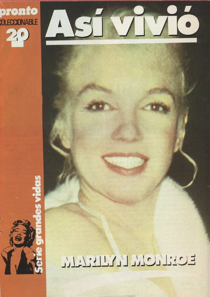 ASI VIVIO MARILYN MONROE magazine side cover Issue 20   1984