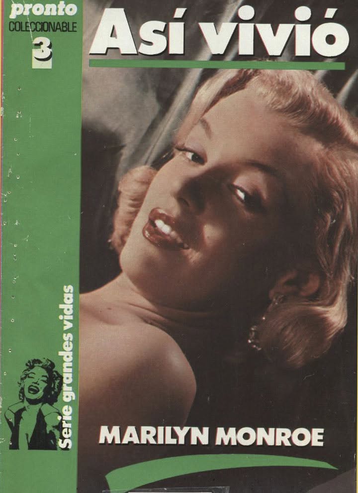 ASI VIVIO MARILYN MONROE magazine side cover Issue 3   1984