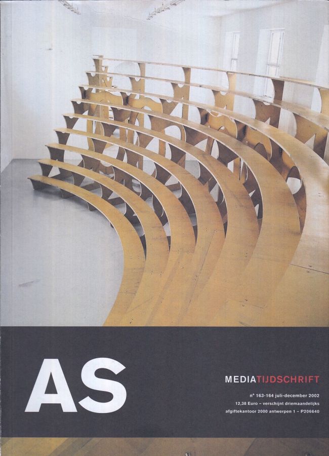 A.S. MEDIATIJDSCHRIFT magazine side cover Issue 163-4  July- December 2002