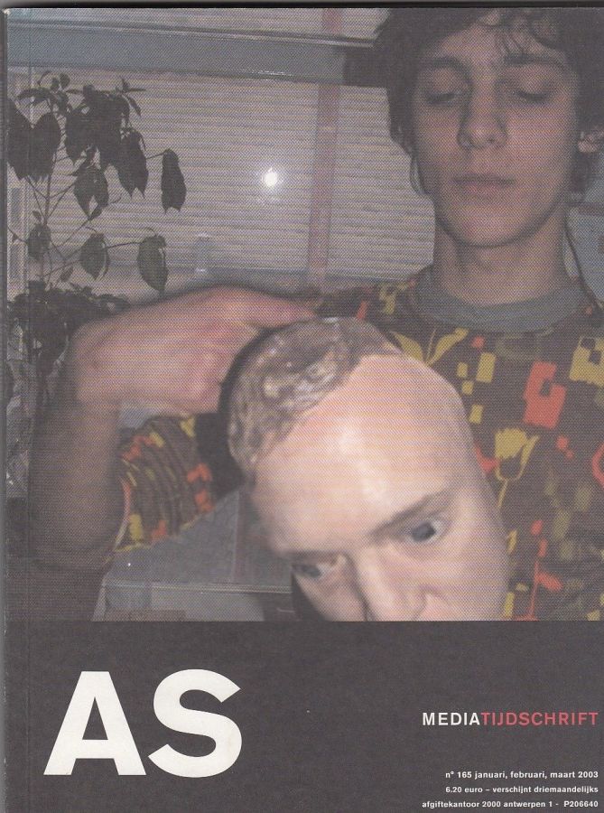 A.S. MEDIATIJDSCHRIFT magazine side cover Issue 165  January- January 2003