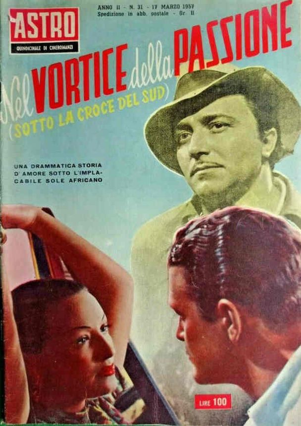 ASTRO FOTOROMANZI magazine side cover Issue 31 17 March 1957