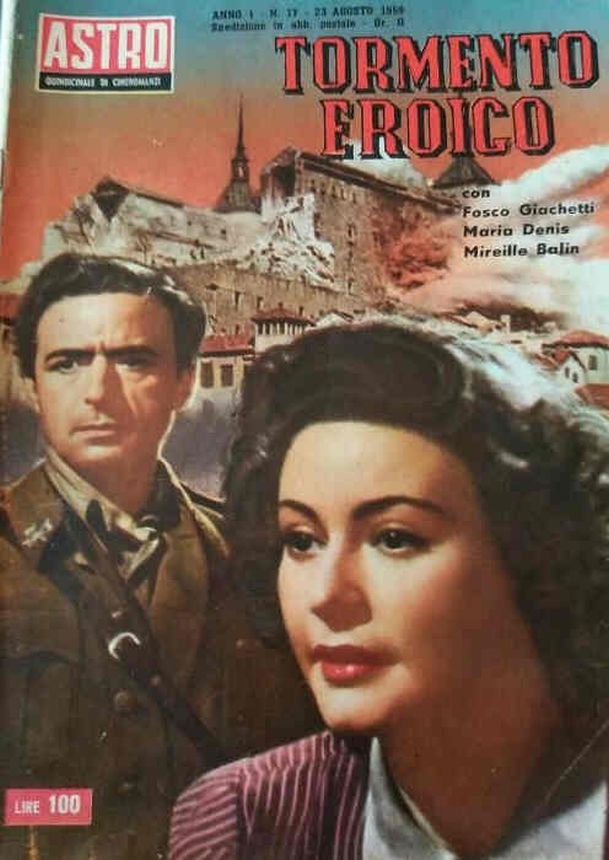 ASTRO FOTOROMANZI magazine side cover Issue 17 23 August 1959