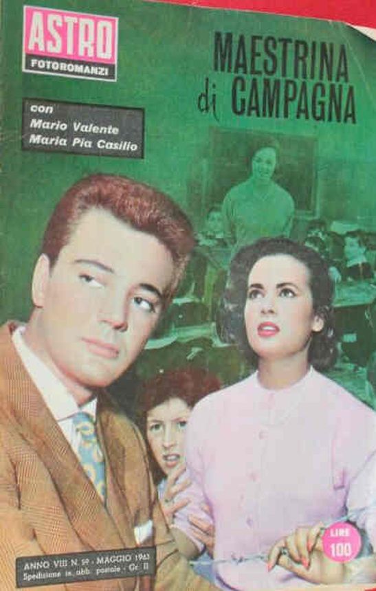 ASTRO FOTOROMANZI magazine side cover Issue 59  May 1963