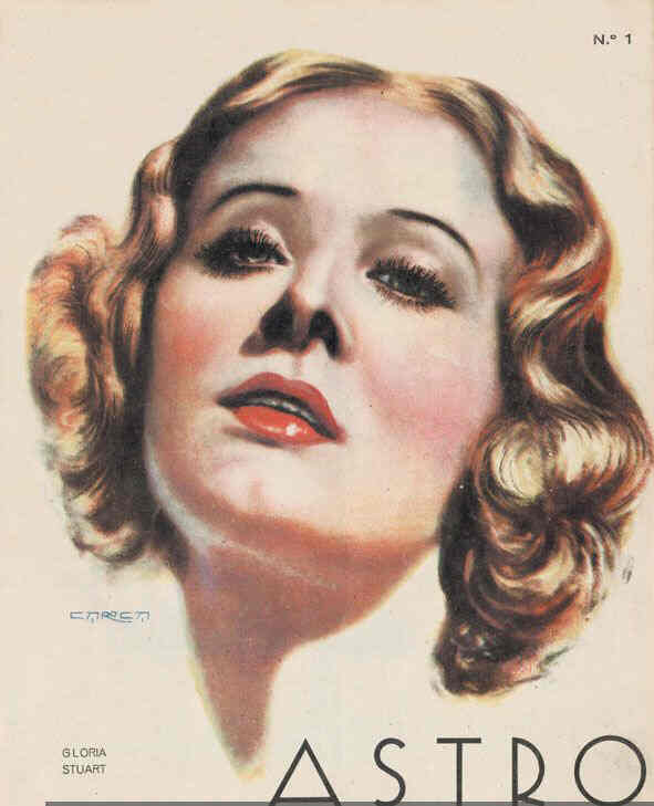 ASTRO magazine side cover Issue 1 29 May 1935