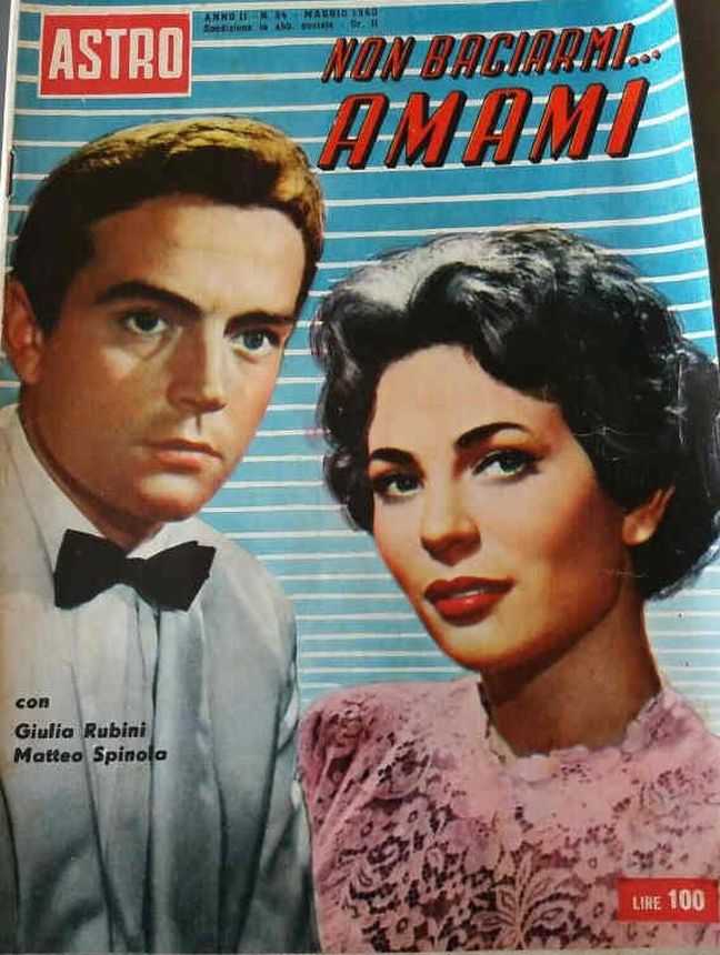 ASTRO ITALY magazine side cover Issue 34  May 1960