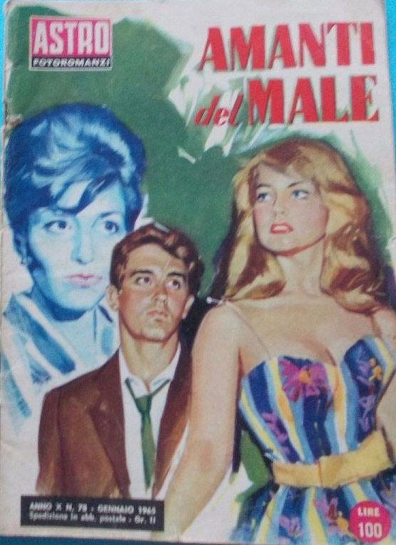 ASTRO FOTOROMANZI magazine side cover Issue 78  January 1965