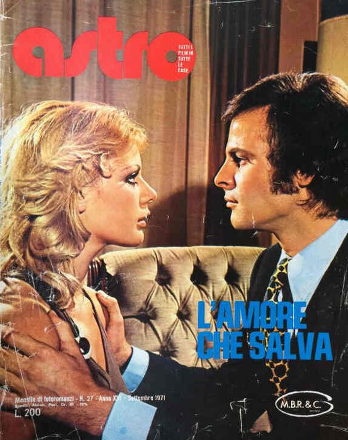 ASTRO ITALY magazine side cover Issue 27  September 1971