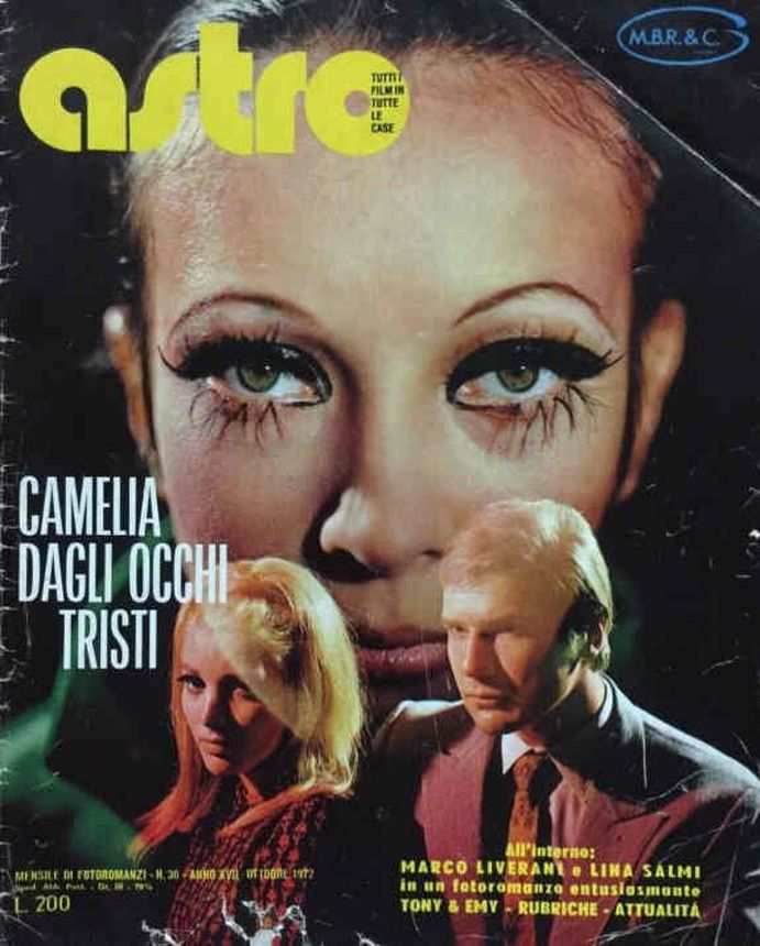 ASTRO ITALY magazine side cover Issue 38  October 1972