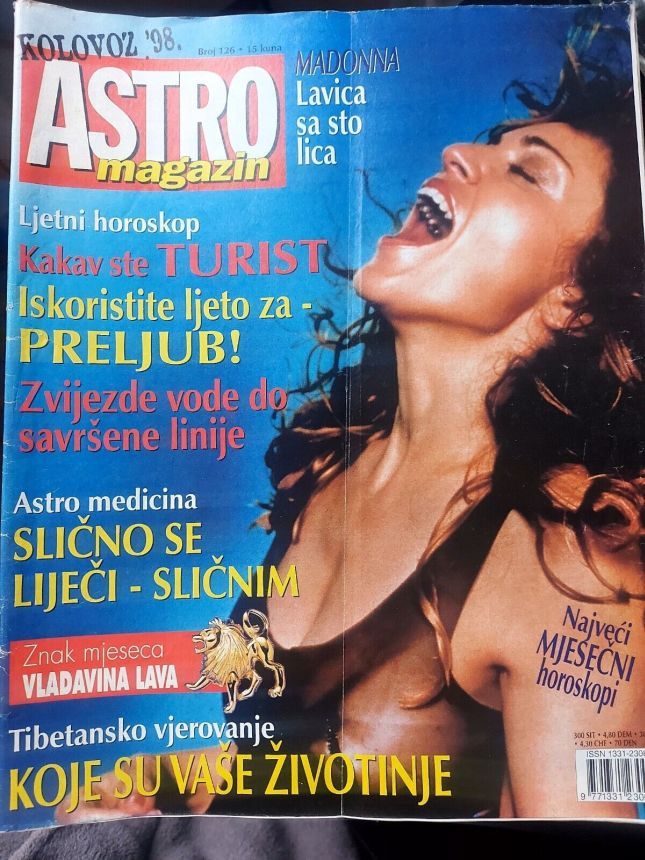 ASTRO MAGAZIN magazine side cover Issue 126  August 1998