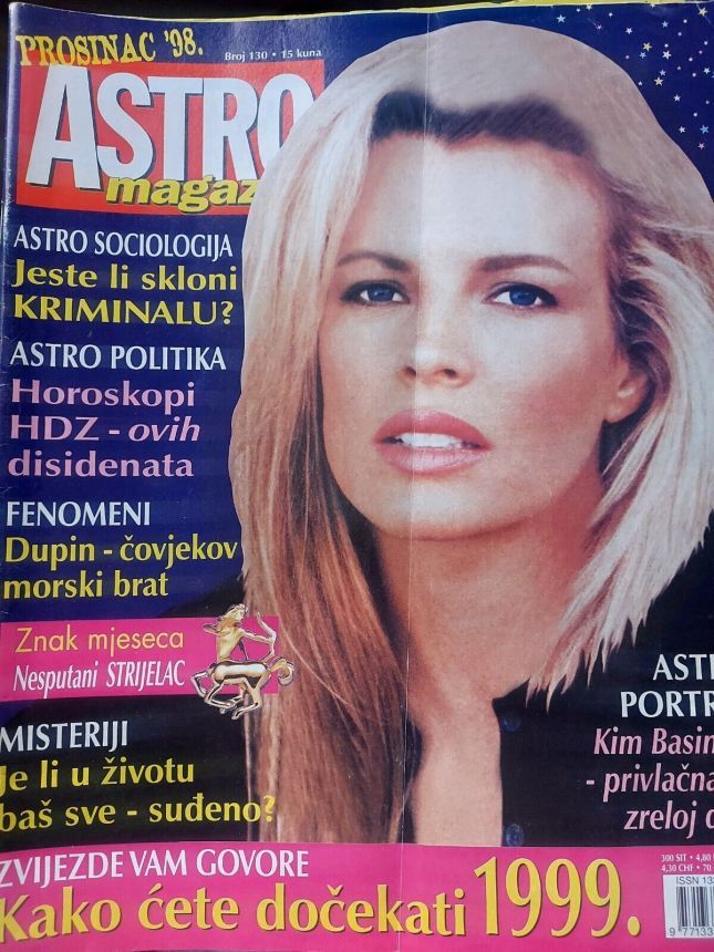 ASTRO MAGAZIN magazine side cover Issue 130  December 1998