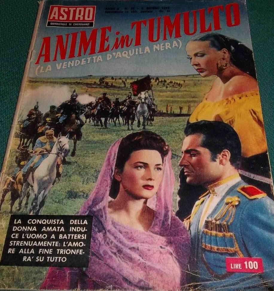 ASTRO FOTOROMANZI magazine side cover Issue 37 11 June 1957