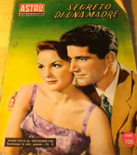 ASTRO FOTOROMANZI magazine side cover Issue 64  1963