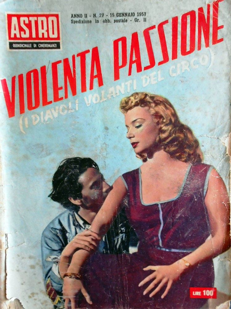 ASTRO FOTOROMANZI magazine side cover Issue 27 15 January 1957