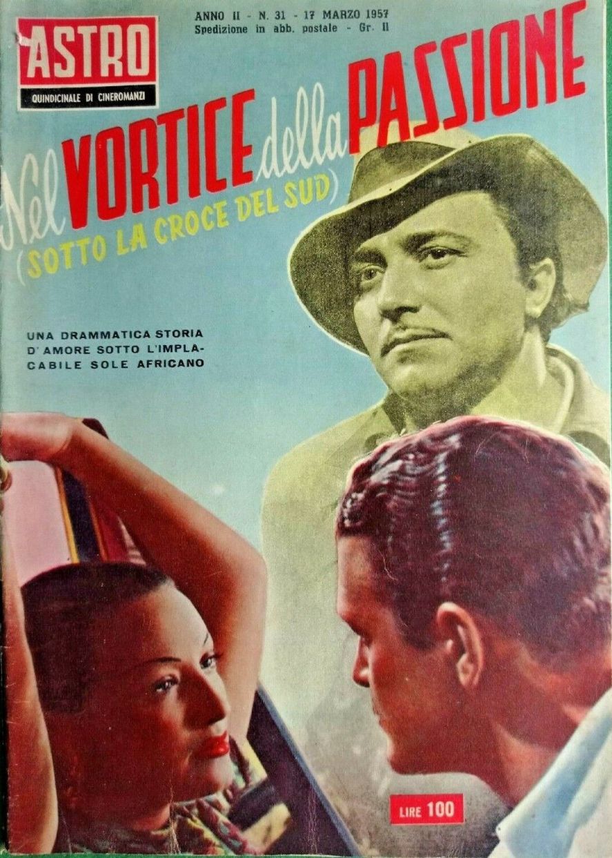 ASTRO ITALY magazine side cover Issue 31 17 March 1957