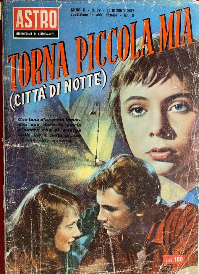 ASTRO ITALY magazine side cover Issue 39 30 June 1957