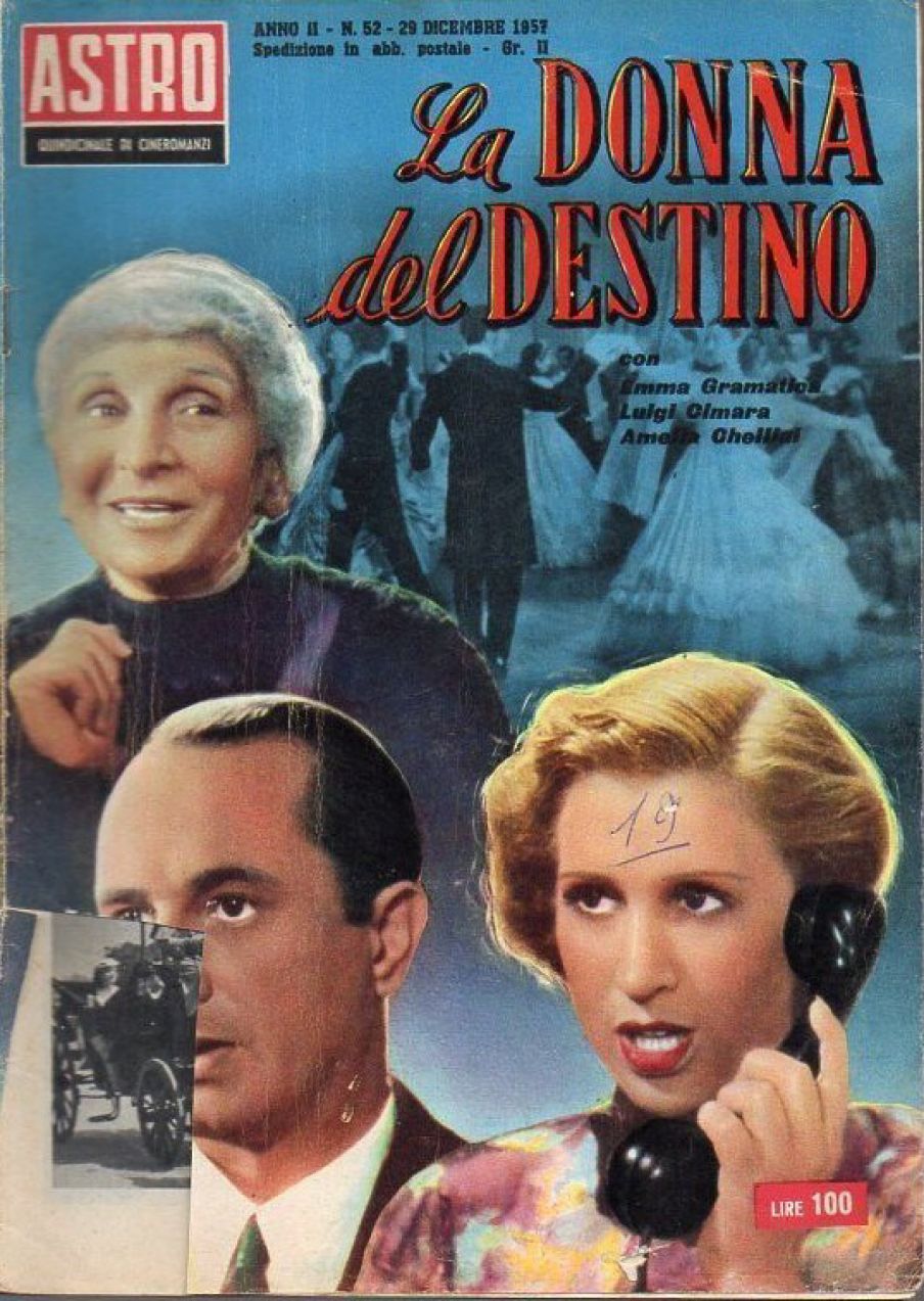 ASTRO ITALY magazine side cover Issue 52 29 December 1957