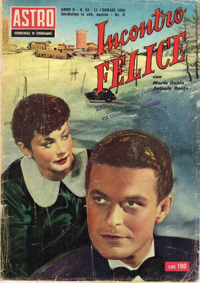 ASTRO ITALY magazine side cover Issue 53 12 January 1958