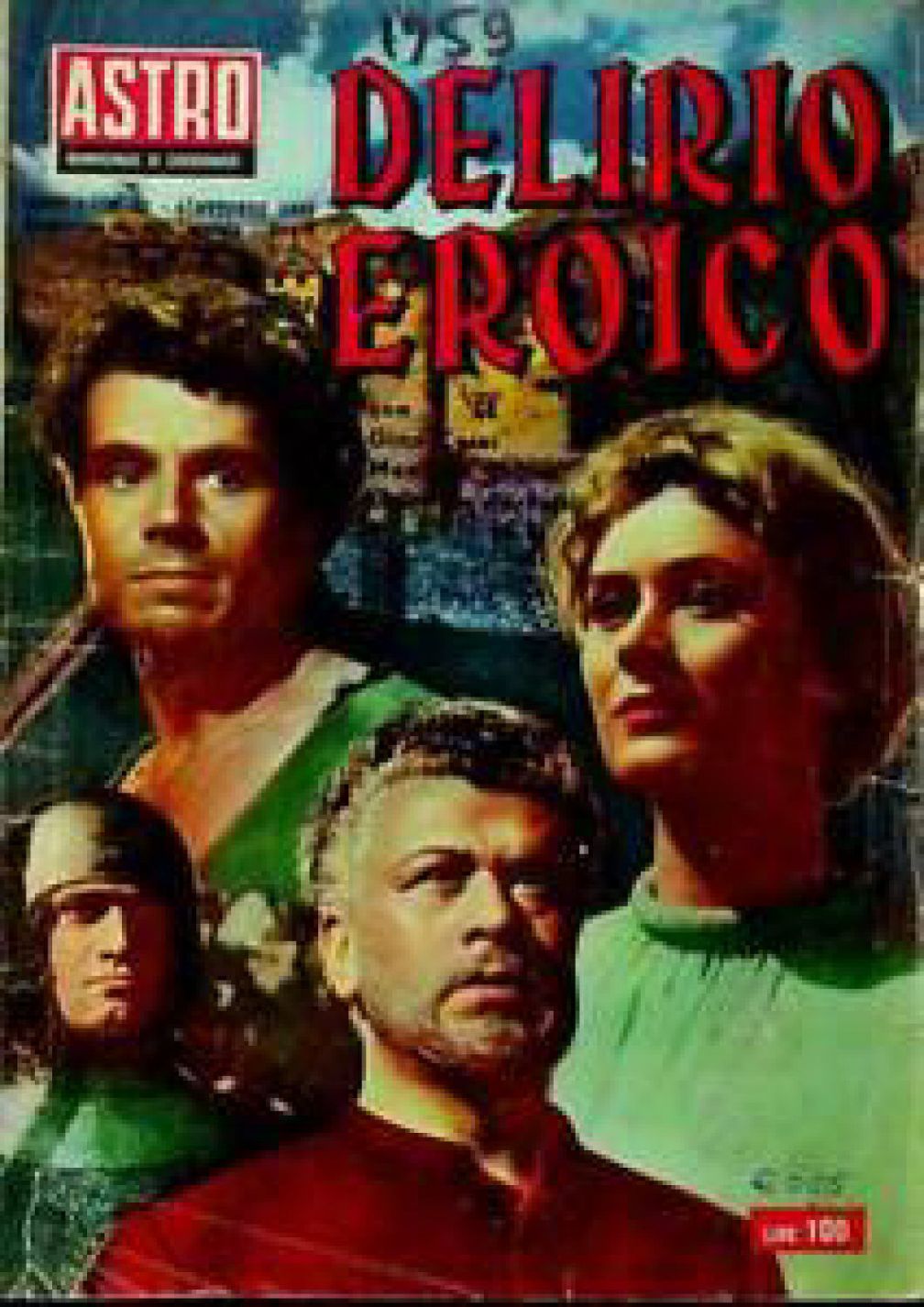 ASTRO ITALY magazine side cover Issue 20 4 October 1959