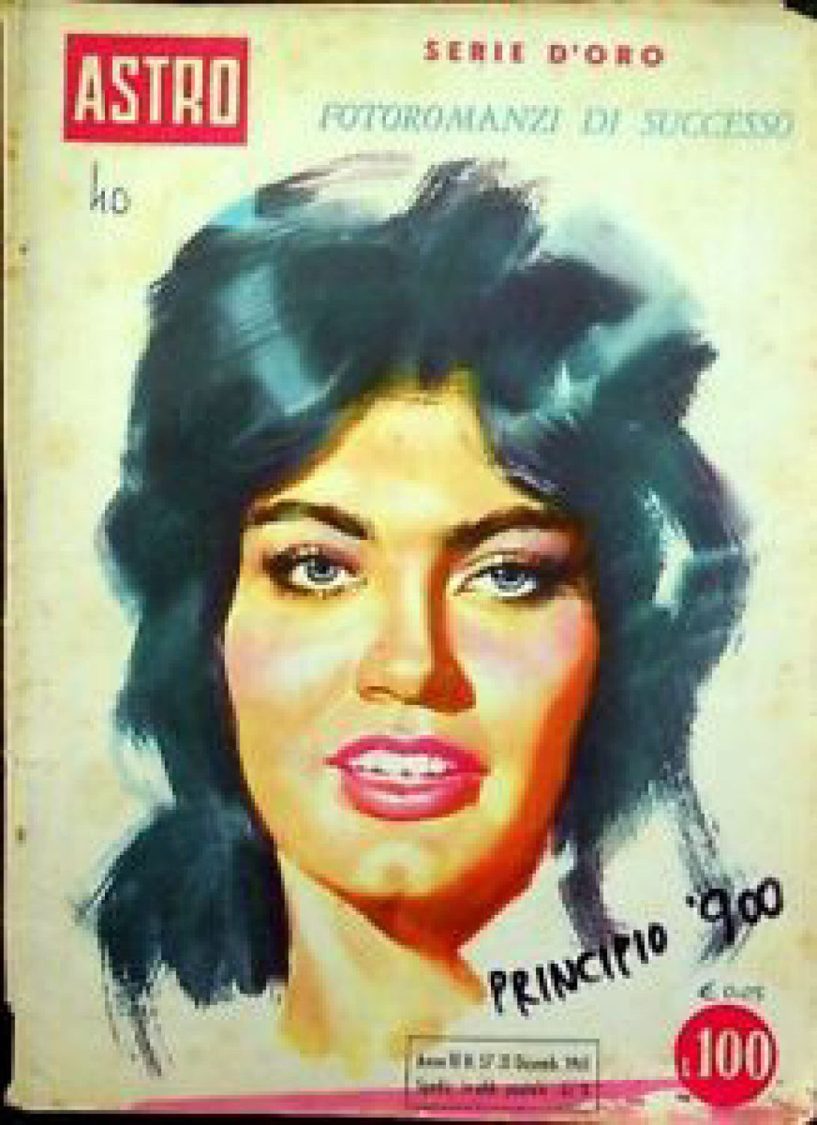 ASTRO ITALY magazine side cover Issue 57   1961
