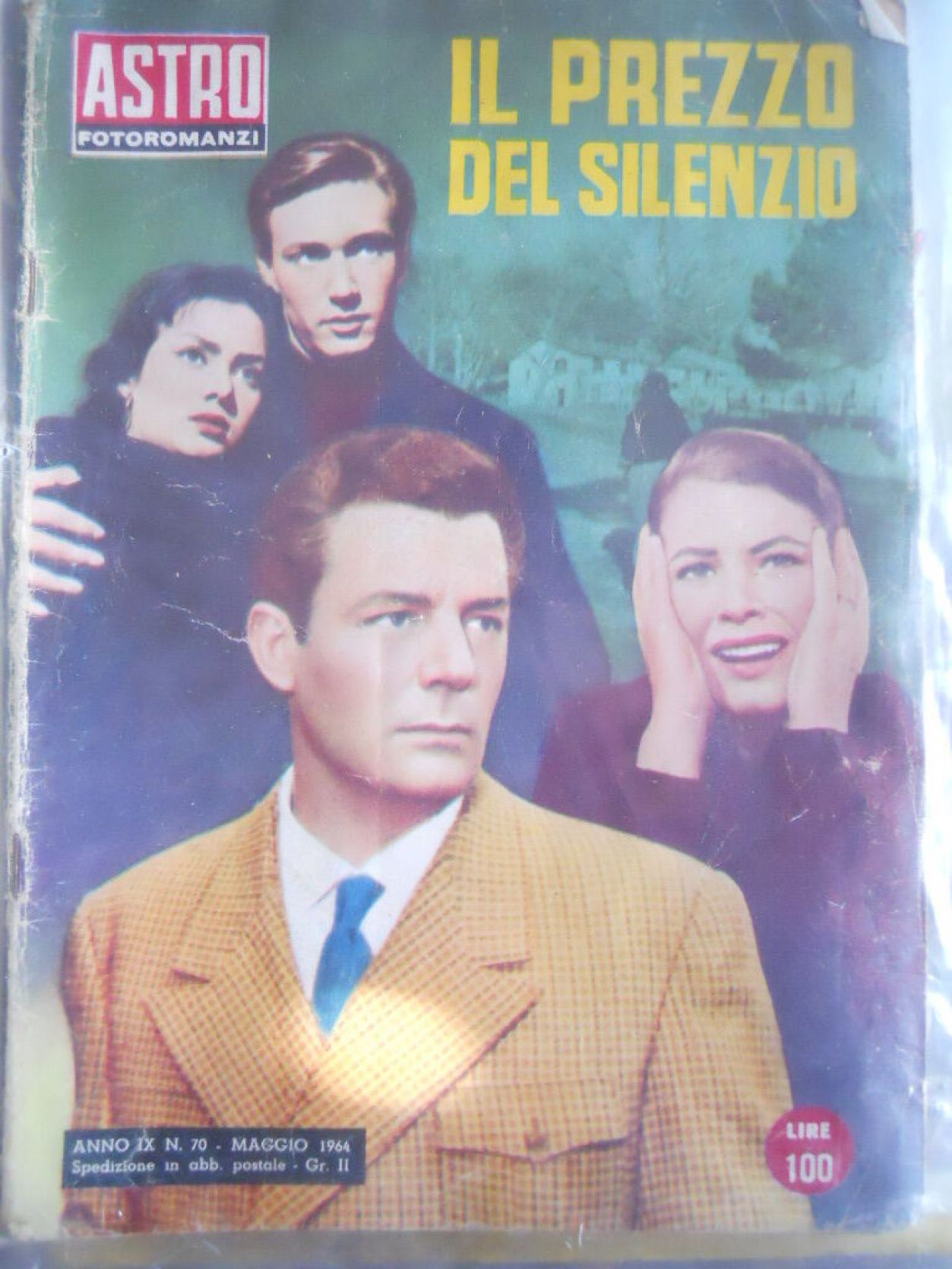 ASTRO FOTOROMANZI magazine side cover Issue 70 May 1964