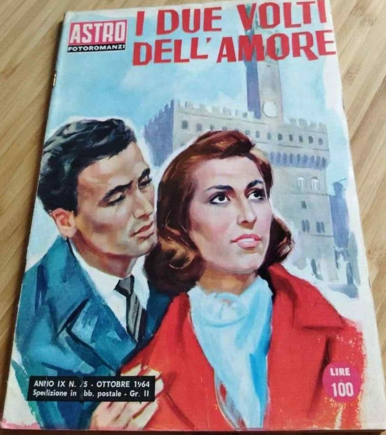 ASTRO ITALY magazine side cover Issue 5  October 1964