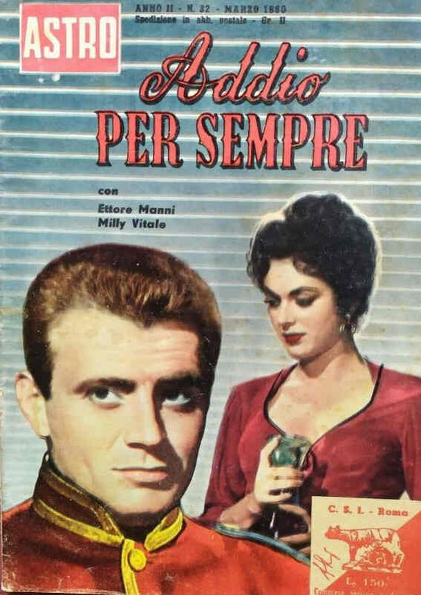 ASTRO ITALY magazine side cover Issue 32  March 1960