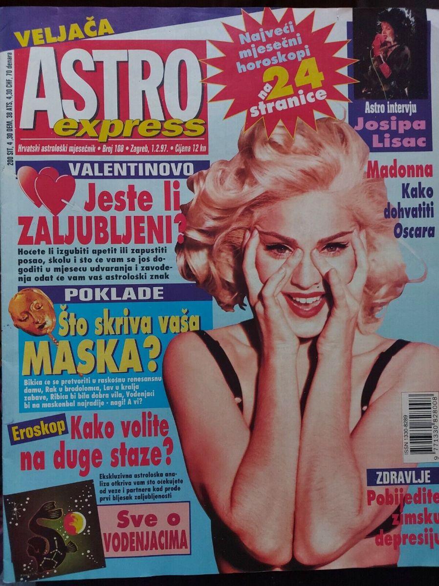ASTRO MAGAZIN magazine side cover Issue 108   1997