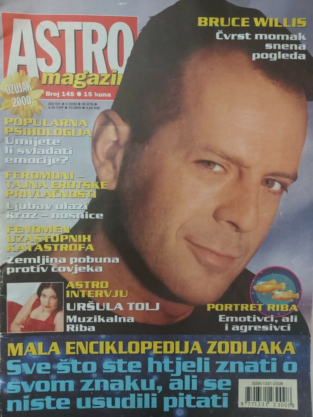 ASTRO MAGAZIN magazine side cover Issue 145   2000
