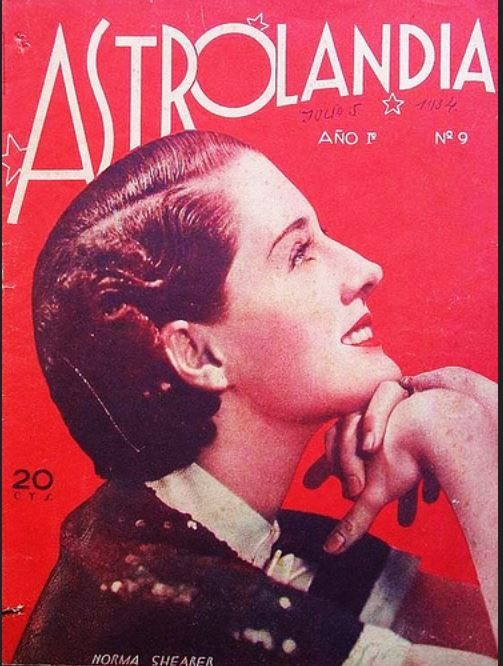 ASTROLANDIA magazine side cover Issue 9  1934