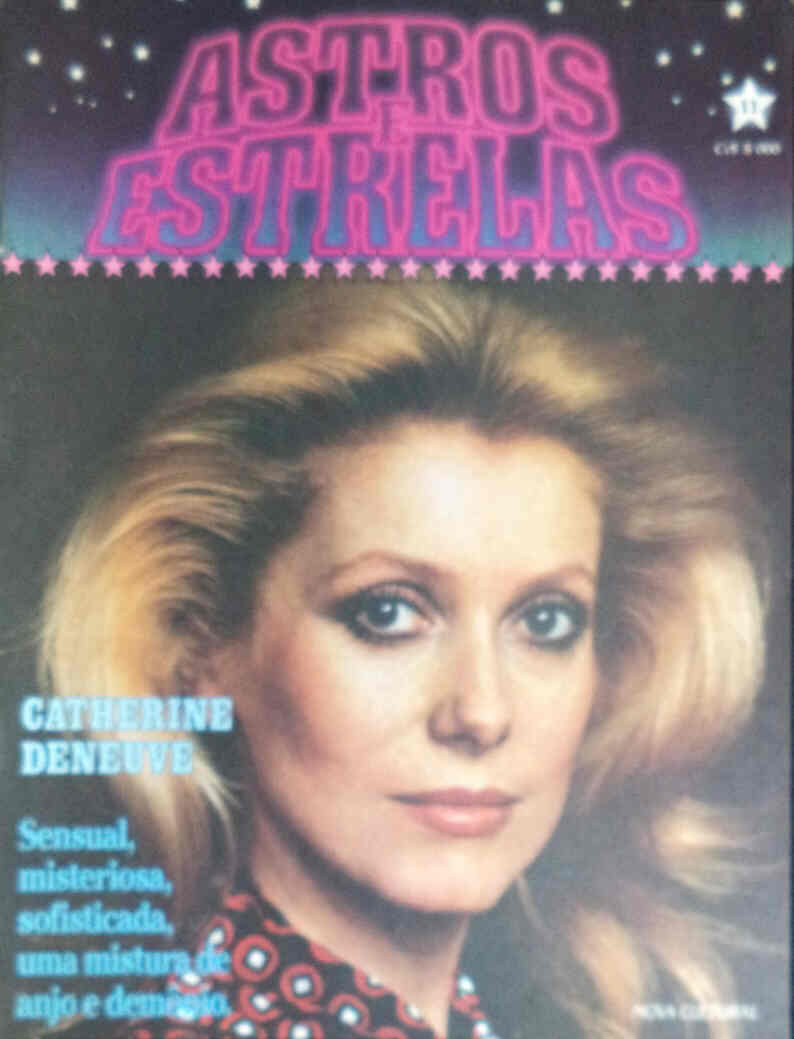 ASTROS E ESTRELAS magazine side cover Issue 11  1985